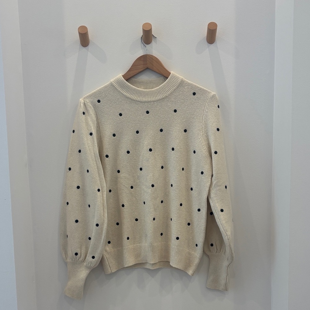 Who What Wear Polka Dot Sweater